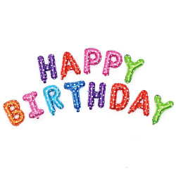 Happy Birthday Balloons 13 pcs 